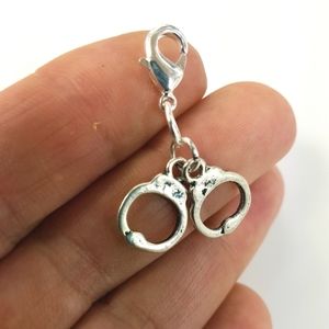 Clip On handcuffs charms planner charms clipon bracelet charms pendants
